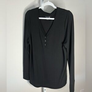 Time and Tru Thin Thermal Henley Tunic